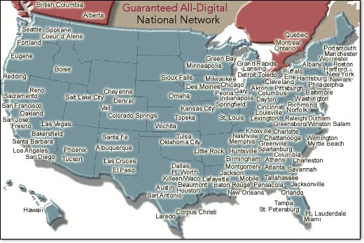 National Digital Network Map